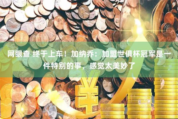 网眼查 终于上车！加纳乔：加盟世俱杯冠军是一件特别的事，感觉太美妙了